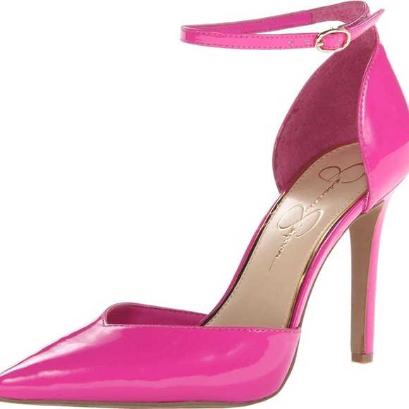 Jessica Simpson Cirrus Women's Size 7 Hot Pink Stiletto Pumps - Picture 4 of 6